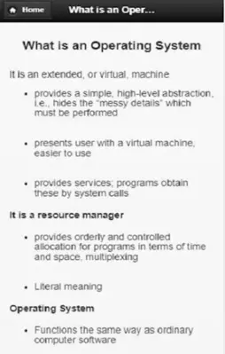 Operating system android App screenshot 1
